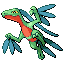 Grovyle, Front, in Ruby & Sapphire