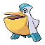 Pelipper, Front, in Ruby & Sapphire