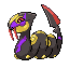 Seviper, Front, in Ruby & Sapphire
