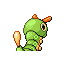 Caterpie, Back, in Ruby & Sapphire