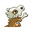 Cubone, Back, in Ruby & Sapphire