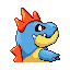 Croconaw, Back, in Ruby & Sapphire