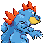 Feraligatr, Back, in Ruby & Sapphire