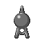 Unown A, Back, in Ruby & Sapphire