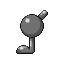 Unown L, Back, in Ruby & Sapphire