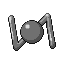 Unown N, Back, in Ruby & Sapphire
