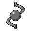 Unown S, Back, in Ruby & Sapphire