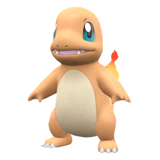 Charmander, Front, in Scarlet & Violet: The Indigo Disk