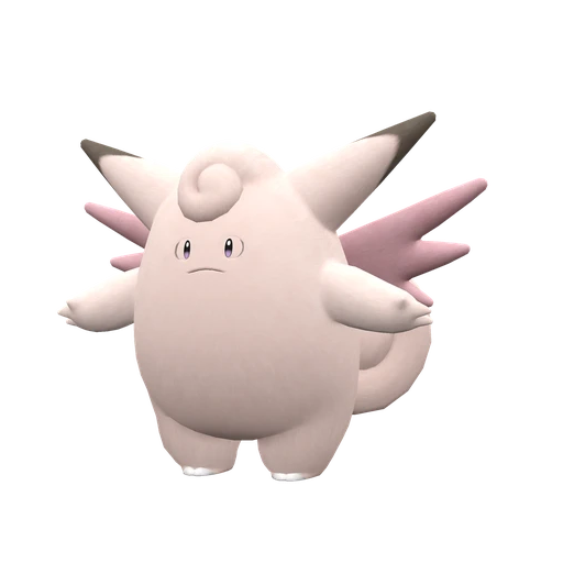 Clefable, Front, in Scarlet & Violet