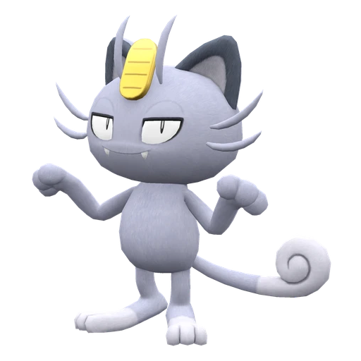 Meowth Alolan, Front, in Scarlet & Violet: The Indigo Disk