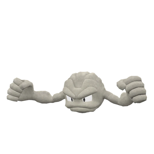 Geodude, Front, in Scarlet & Violet