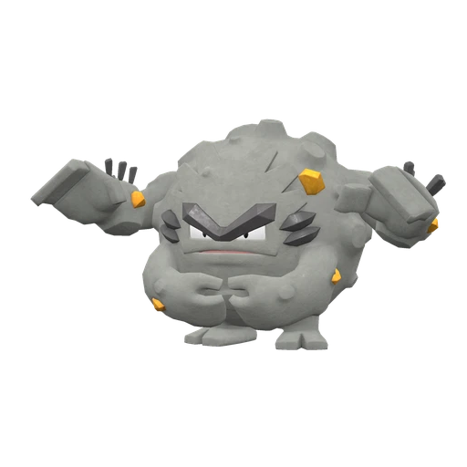 Graveler Alolan, Front, in Scarlet & Violet