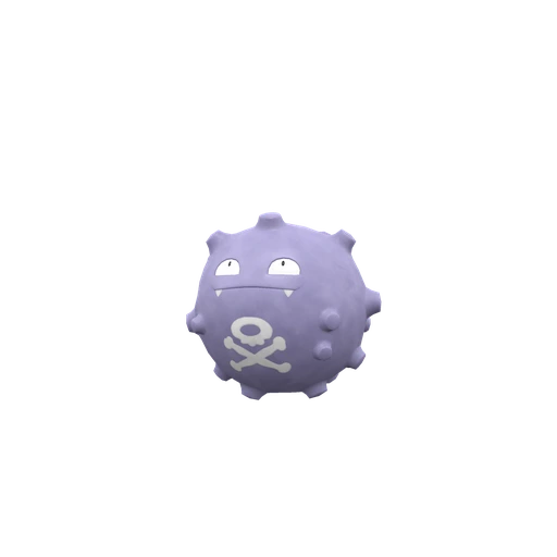 Koffing, Front, in Scarlet & Violet