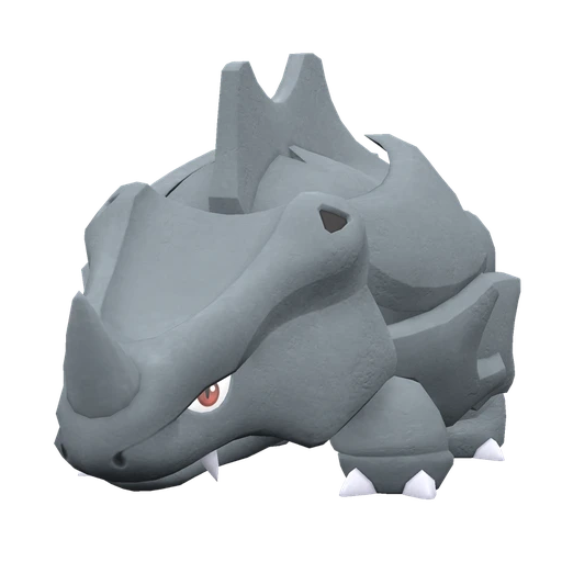 Rhyhorn, Front, in Scarlet & Violet