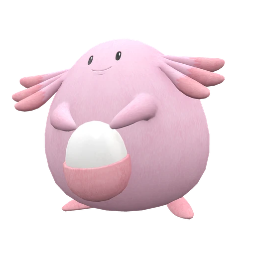 Chansey, Front, in Scarlet & Violet