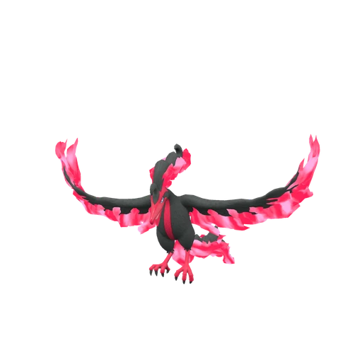Moltres Galarian, Front, in Scarlet & Violet