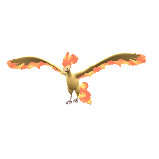 Moltres, Front, in Scarlet & Violet: The Indigo Disk