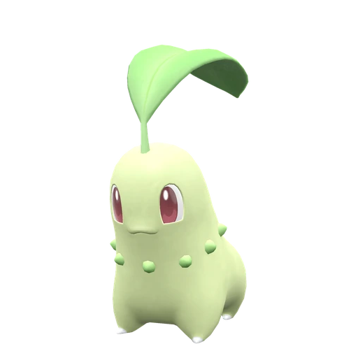 Chikorita, Front, in Scarlet & Violet