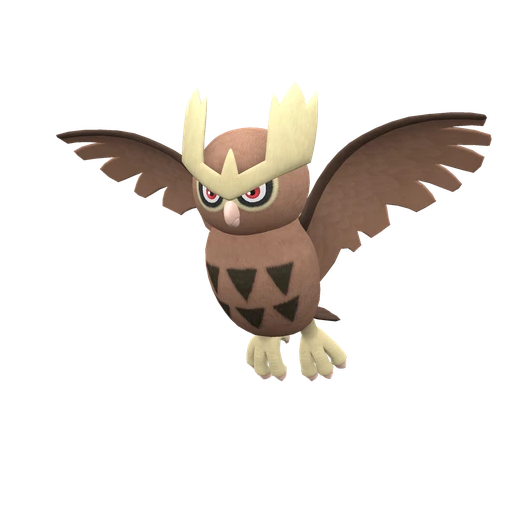 Noctowl, Front, in Scarlet & Violet