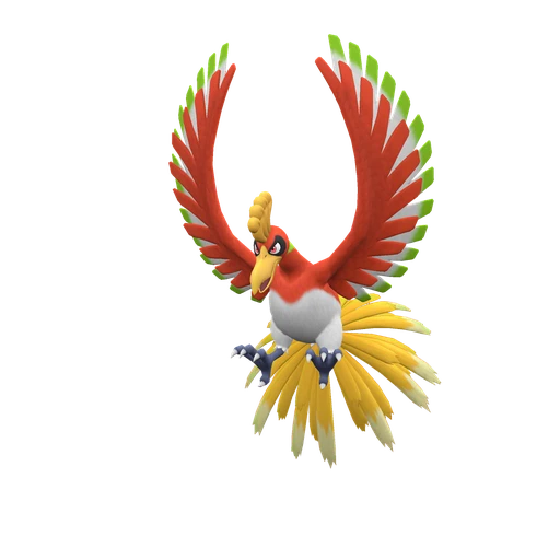 Ho-Oh, Front, in Scarlet & Violet
