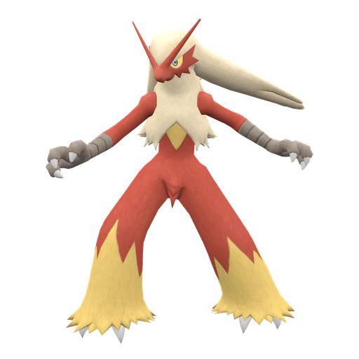 Blaziken, Front, in Scarlet & Violet
