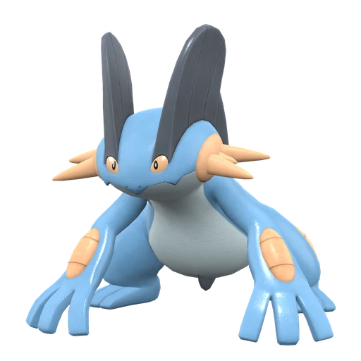 Swampert, Front, in Scarlet & Violet: The Indigo Disk