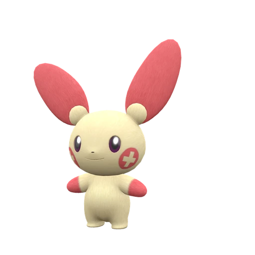 Plusle, Front, in Scarlet & Violet
