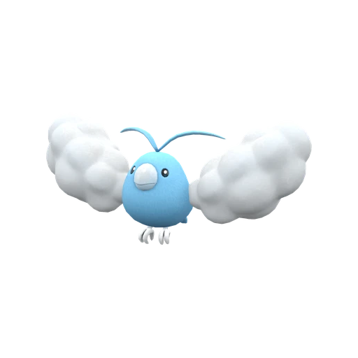 Swablu, Front, in Scarlet & Violet