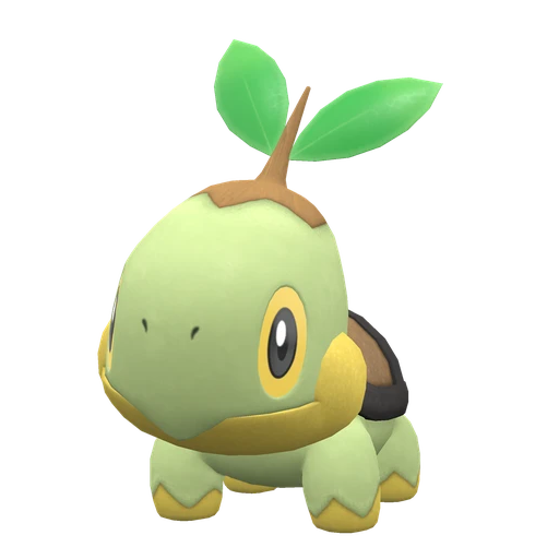 Turtwig, Front, in Scarlet & Violet