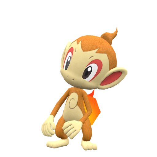 Chimchar, Front, in Scarlet & Violet: The Indigo Disk