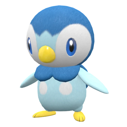 Piplup, Front, in Scarlet & Violet: The Teal Mask