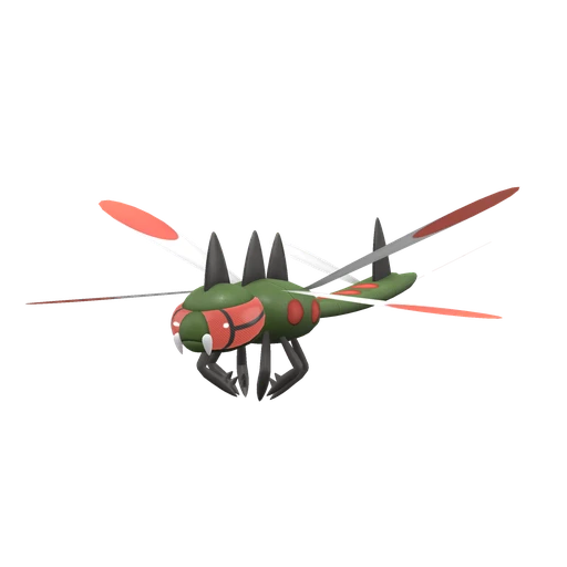 Yanmega, Front, in Scarlet & Violet