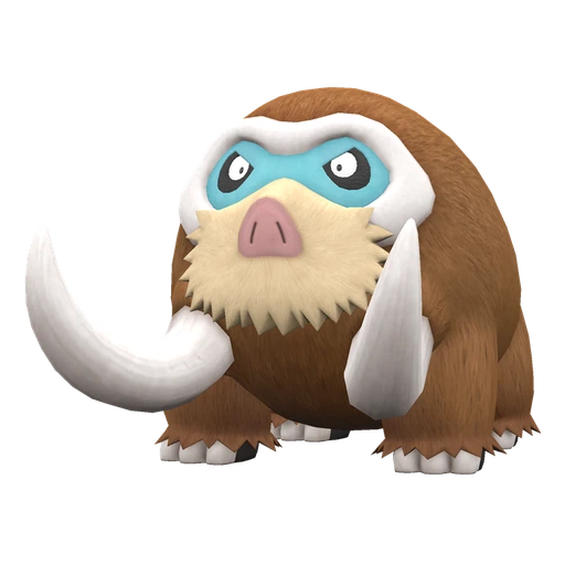 Mamoswine, Front, in Scarlet & Violet: The Teal Mask