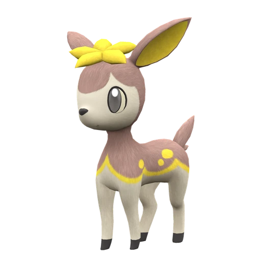 Deerling Winter Form, Front, in Scarlet & Violet