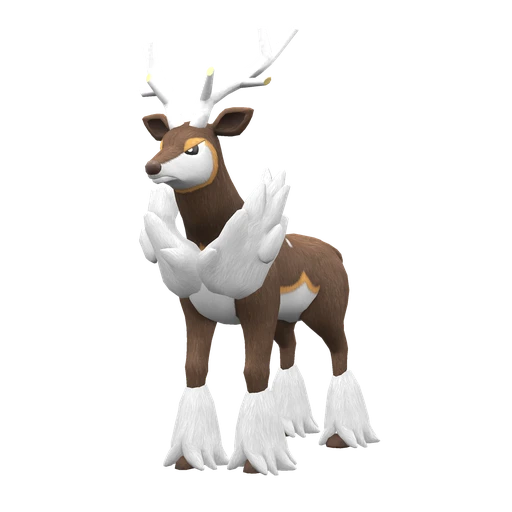 Sawsbuck Winter Form in Scarlet & Violet
