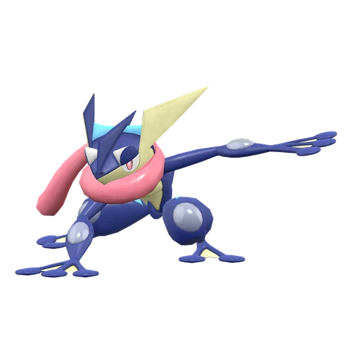 Greninja, Front, in Scarlet & Violet: The Indigo Disk