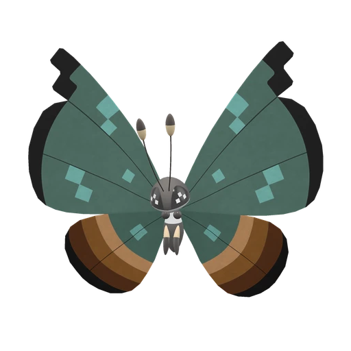 Vivillon Jungle, Front, in Scarlet & Violet