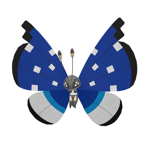 Vivillon Polar in Scarlet & Violet