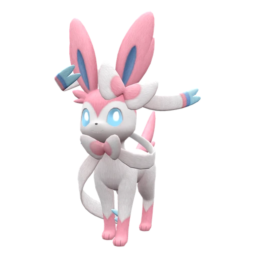 Sylveon, Front, in Scarlet & Violet: The Indigo Disk