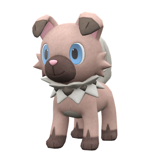 Rockruff, Front, in Scarlet & Violet: The Indigo Disk