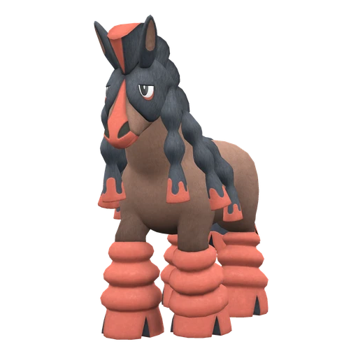 Mudsdale, Front, in Scarlet & Violet: The Teal Mask