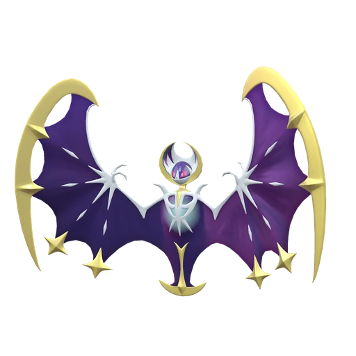 Lunala, Front, in Scarlet & Violet: The Indigo Disk