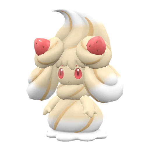 Alcremie Caramel Swirl Strawberry in Scarlet & Violet