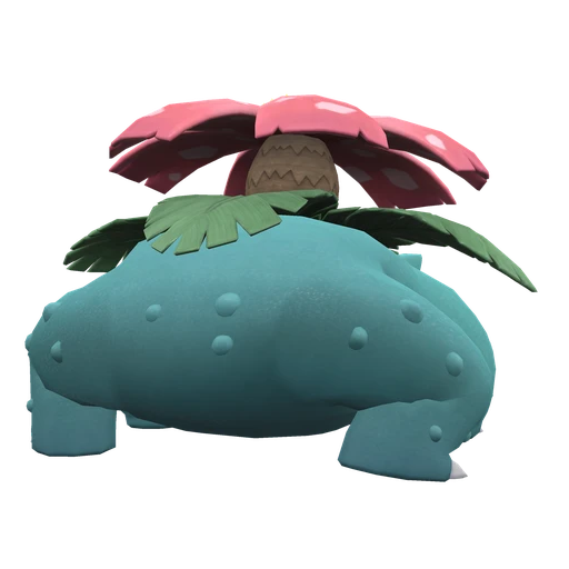 Venusaur, Back, in Scarlet & Violet