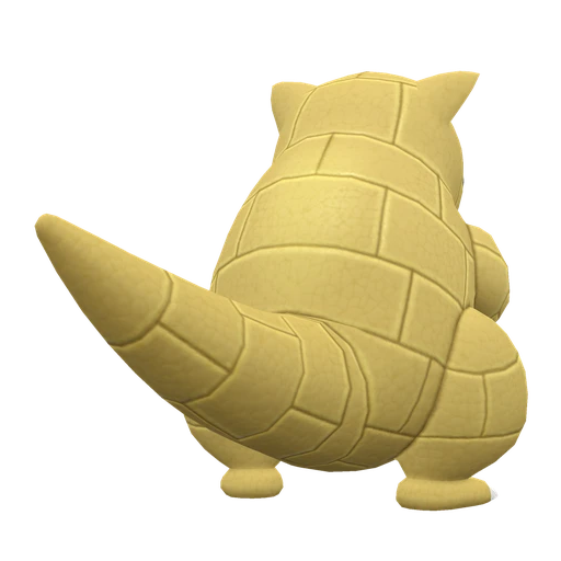 Sandshrew, Back, in Scarlet & Violet