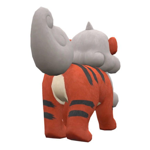 Growlithe Hisuian, Back, in Scarlet & Violet: The Teal Mask