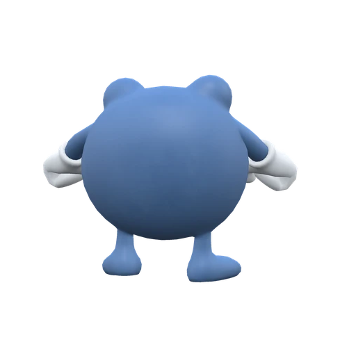Poliwhirl, Back, in Scarlet & Violet: The Teal Mask