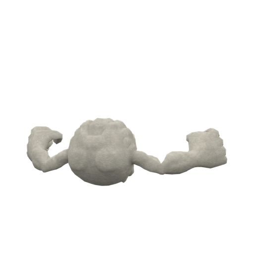 Geodude, Back, in Scarlet & Violet
