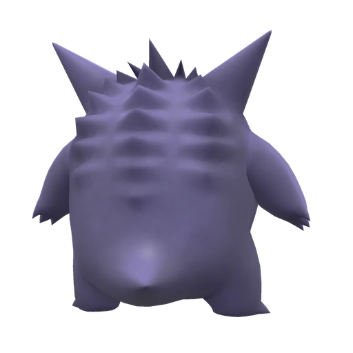 Gengar, Back, in Scarlet & Violet
