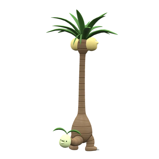 Exeggutor Alolan, Back, in Scarlet & Violet: The Indigo Disk